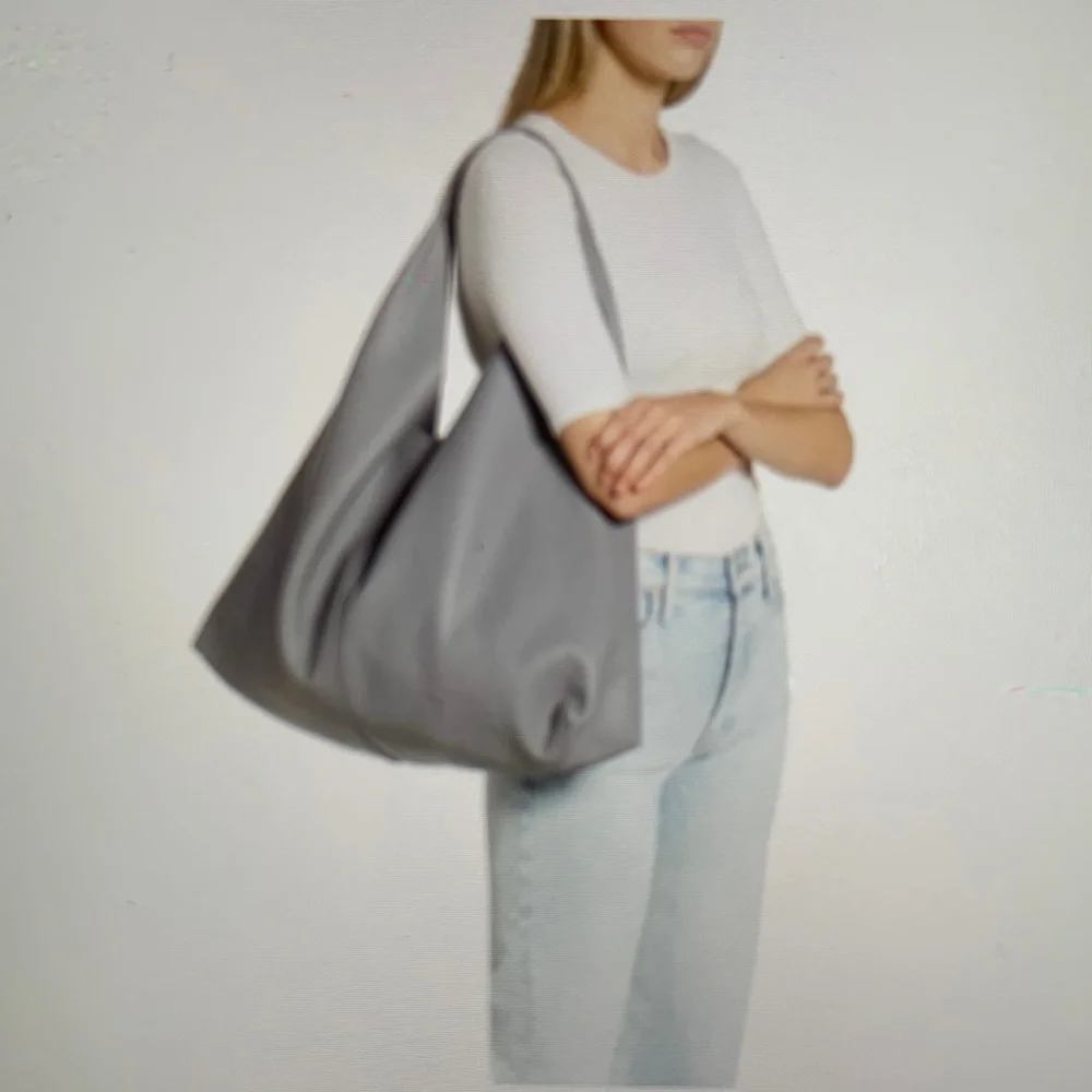 Kurt Geiger London Violet Leather Hobo Bag